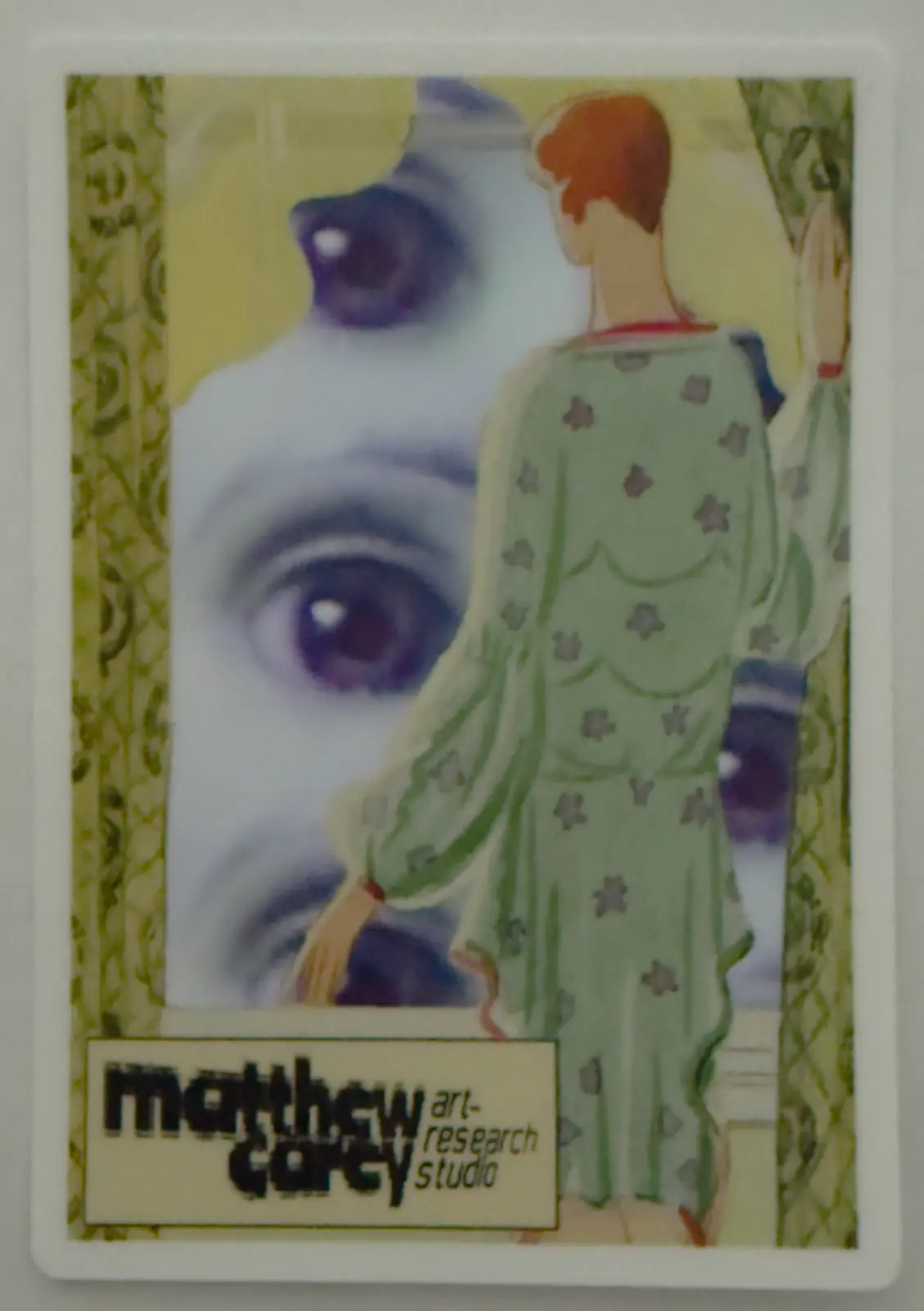 Surrealist art sticker